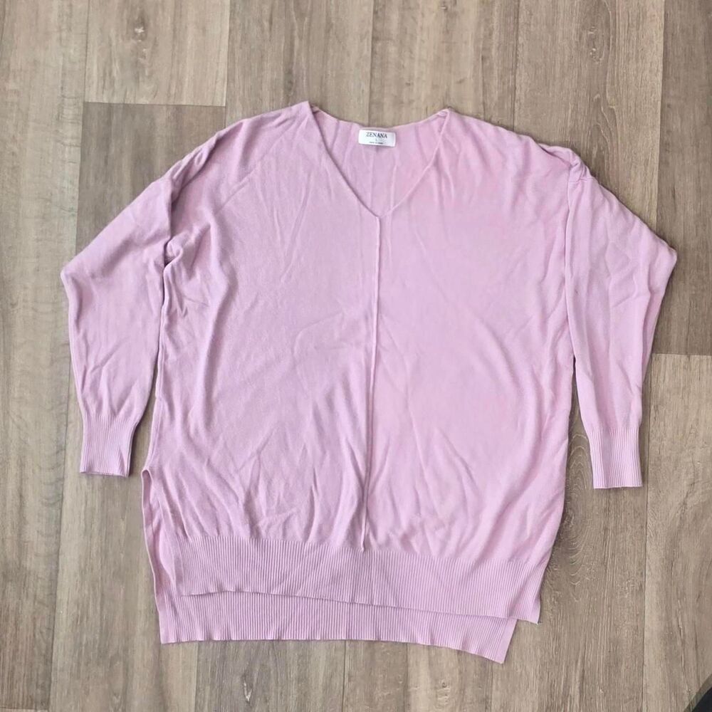 Zenana Women's Pink Jumper